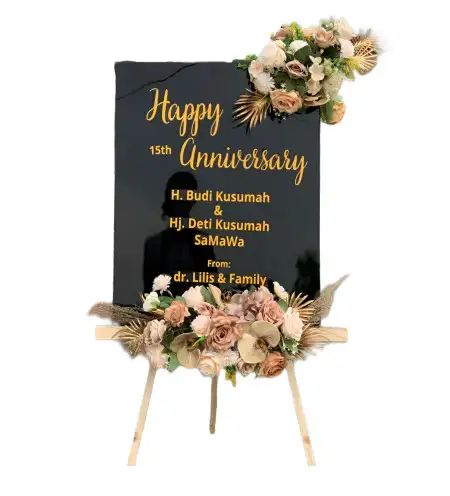 Papan Bunga Akrilik Gemel