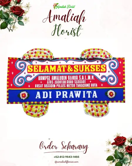 Papan Bunga Ucapan Selamat Gemel