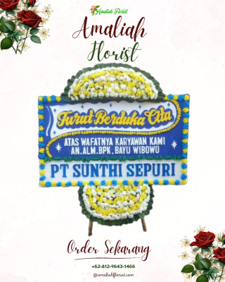 Papan Bunga Duka di Gemel
