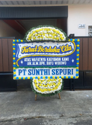 Papan Bunga Duka di Gemel