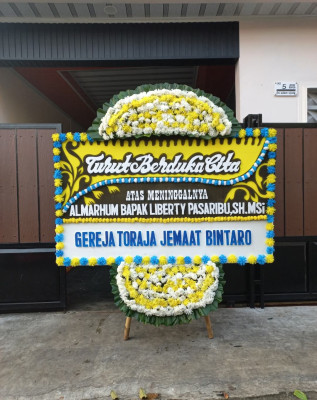 Papan Bunga Duka di Gemel
