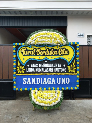 Papan Bunga Duka di Gemel